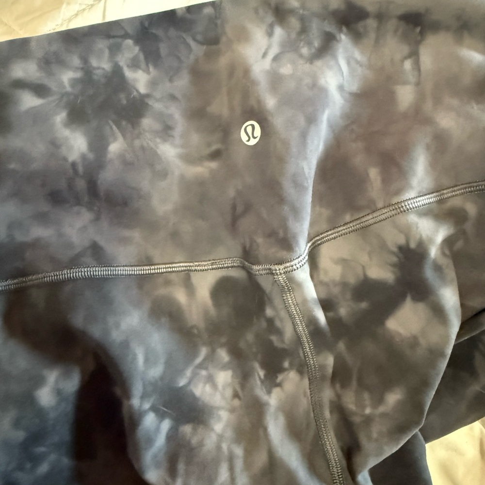lululemon athletica Tie-Dye Align Leggings - Gray and Black